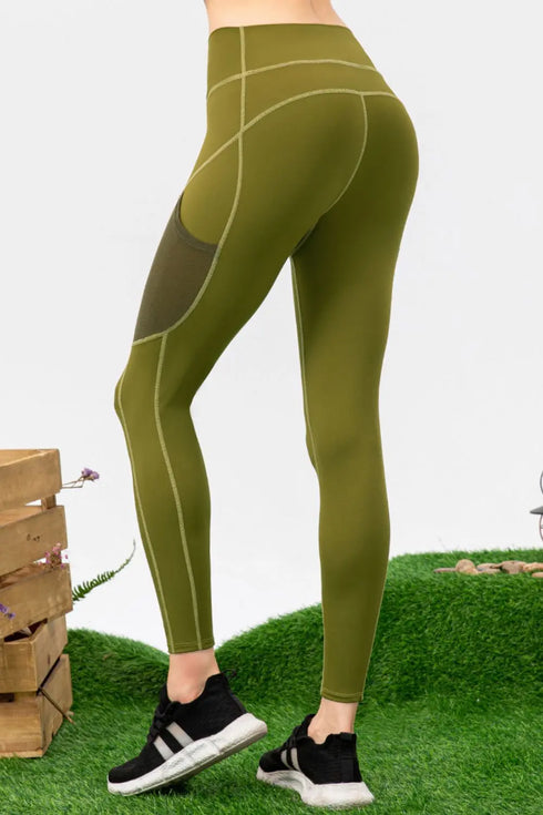 'Blythe' High Waist Slim Fit Leggings - Celes Fashion